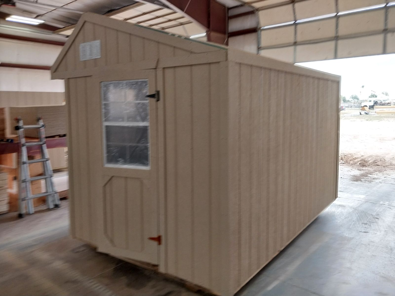 Chicken coop exterior finish