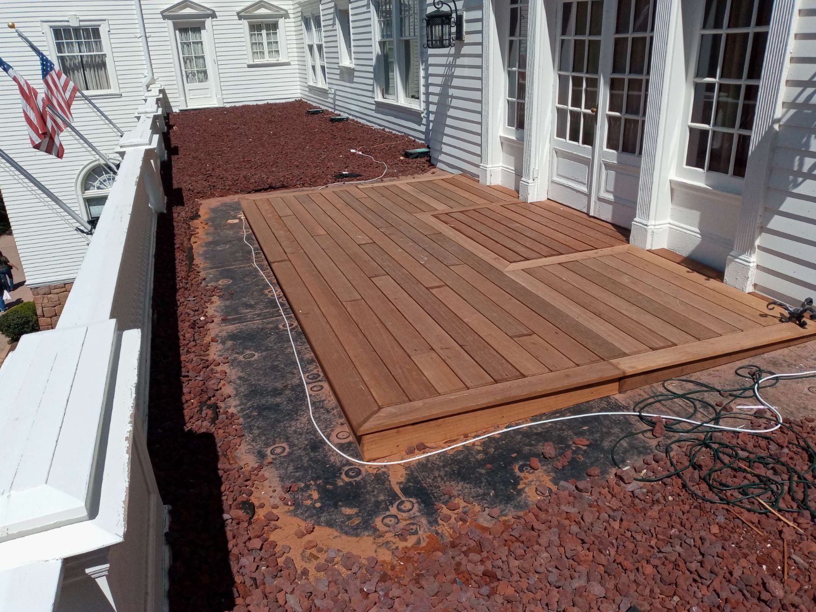 Custom deck construction project