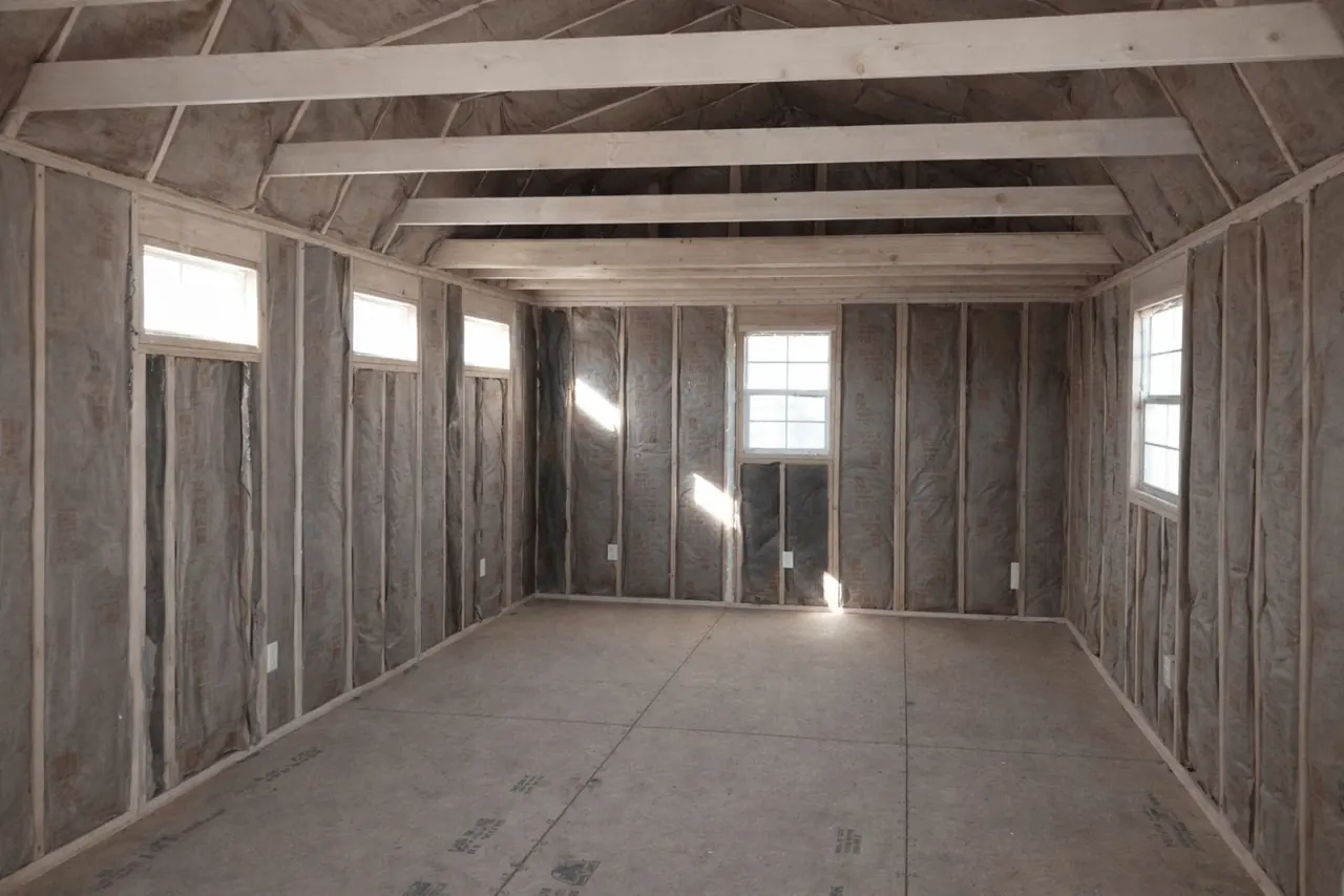 Tiny home interior before finish work