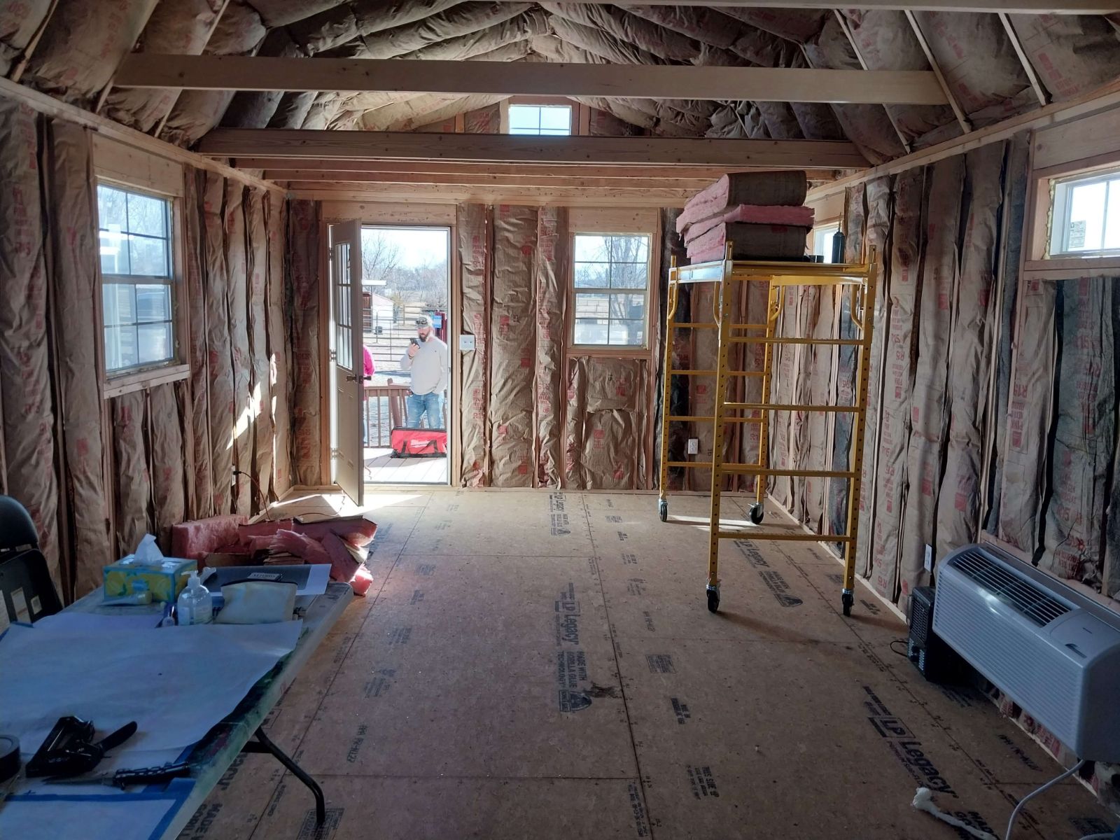 Drywall finish work details