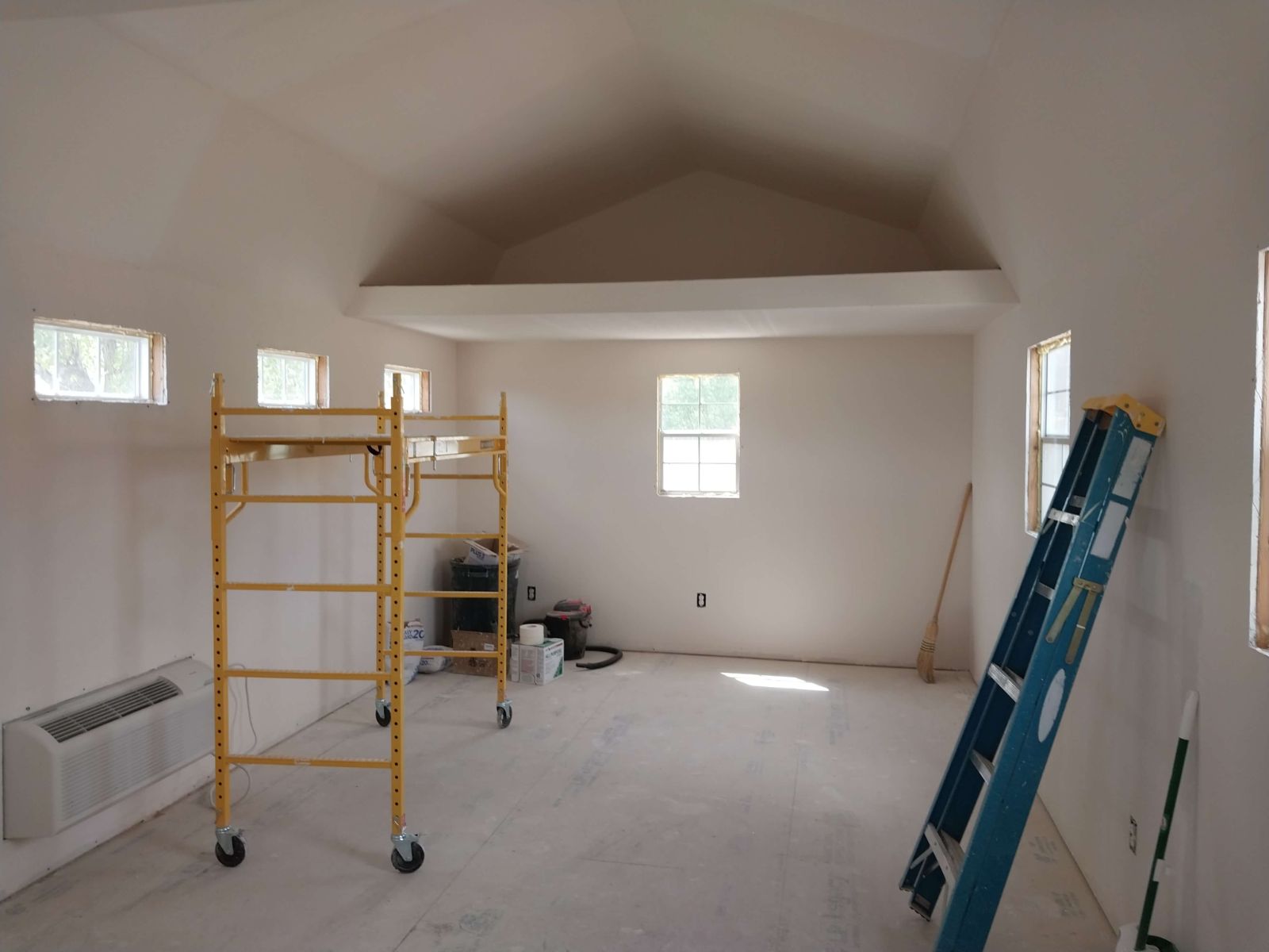 Finished tiny home interior