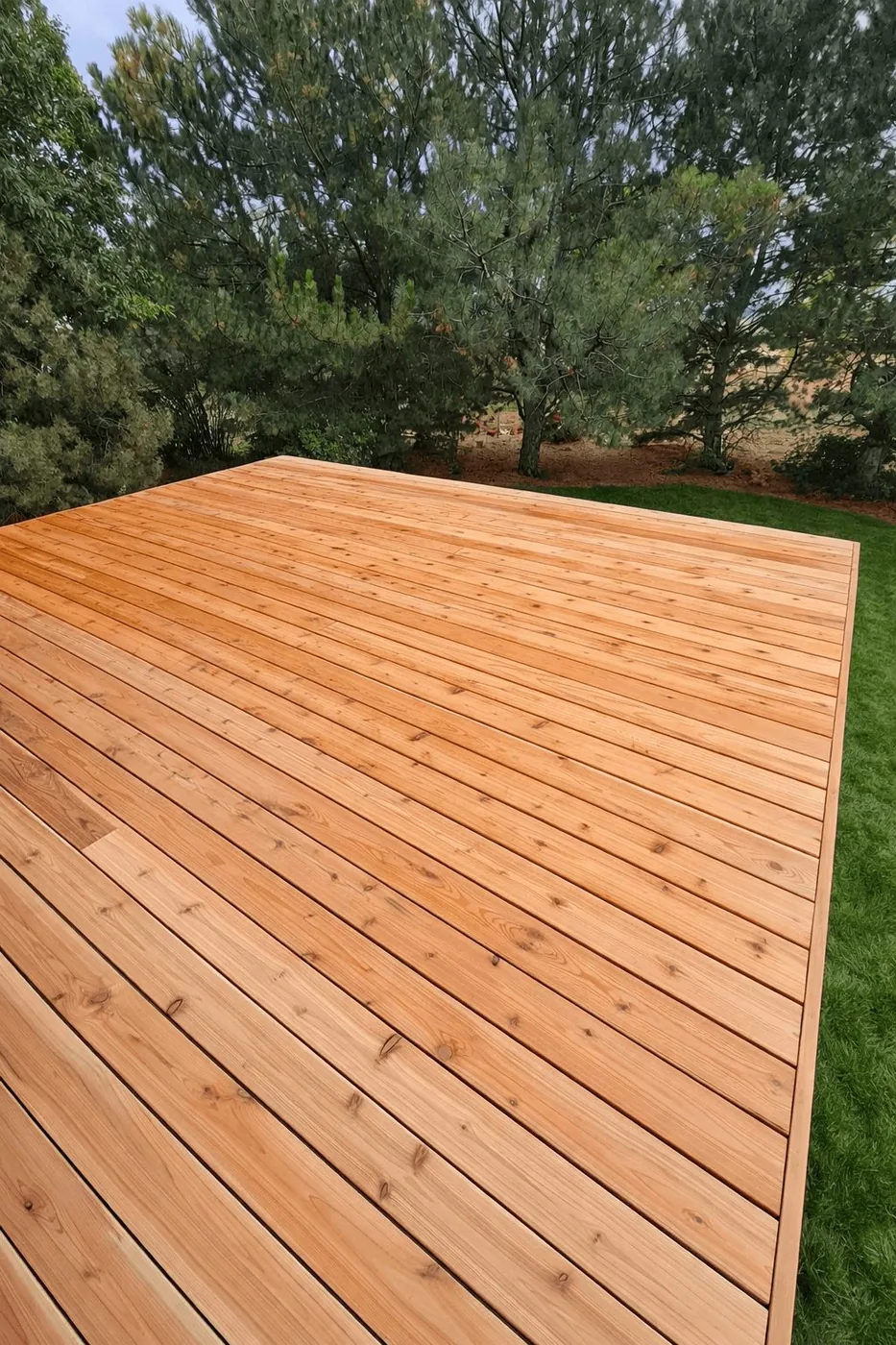 Deck construction project in Fort Collins
