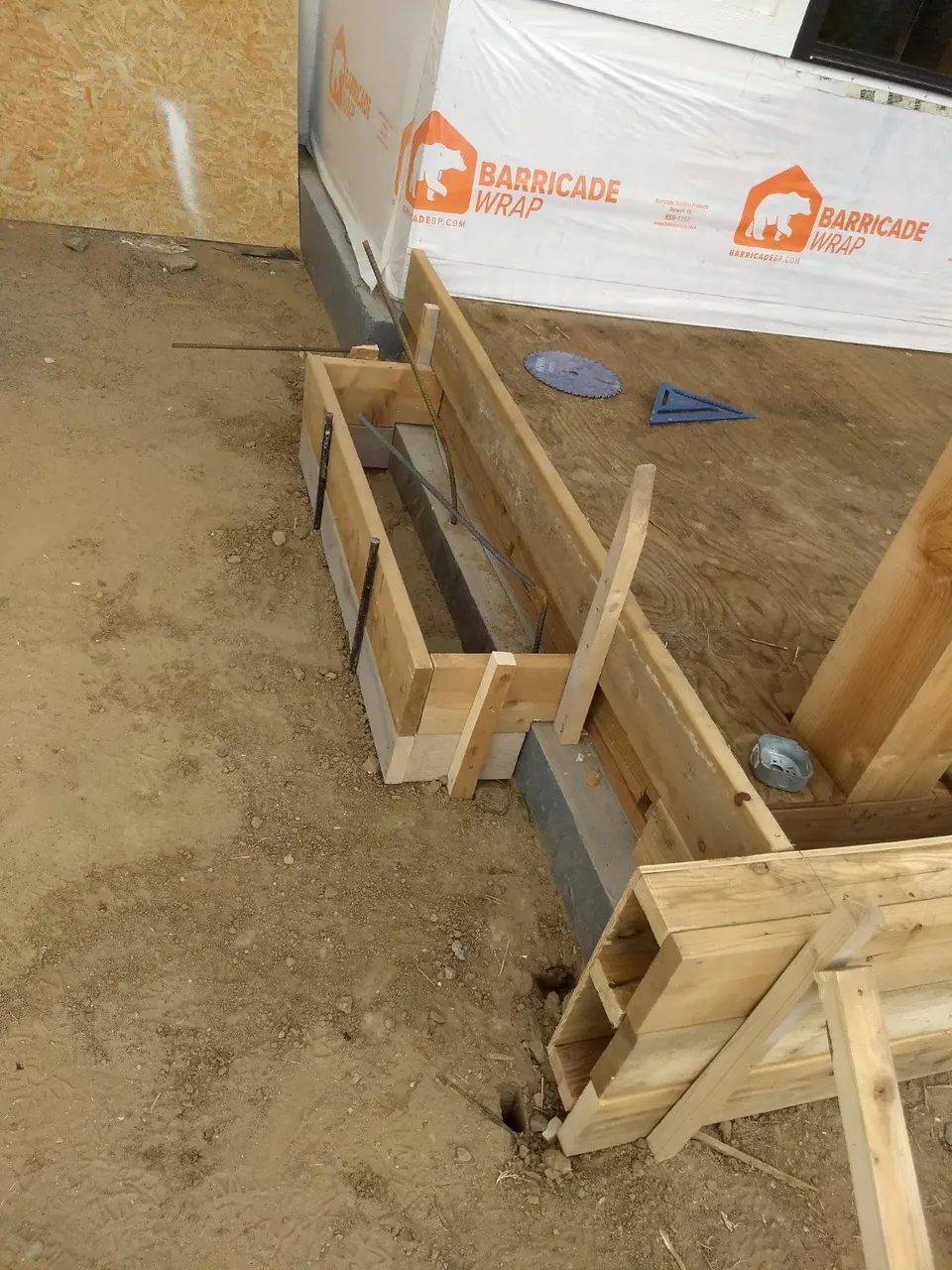 Step and landing formwork