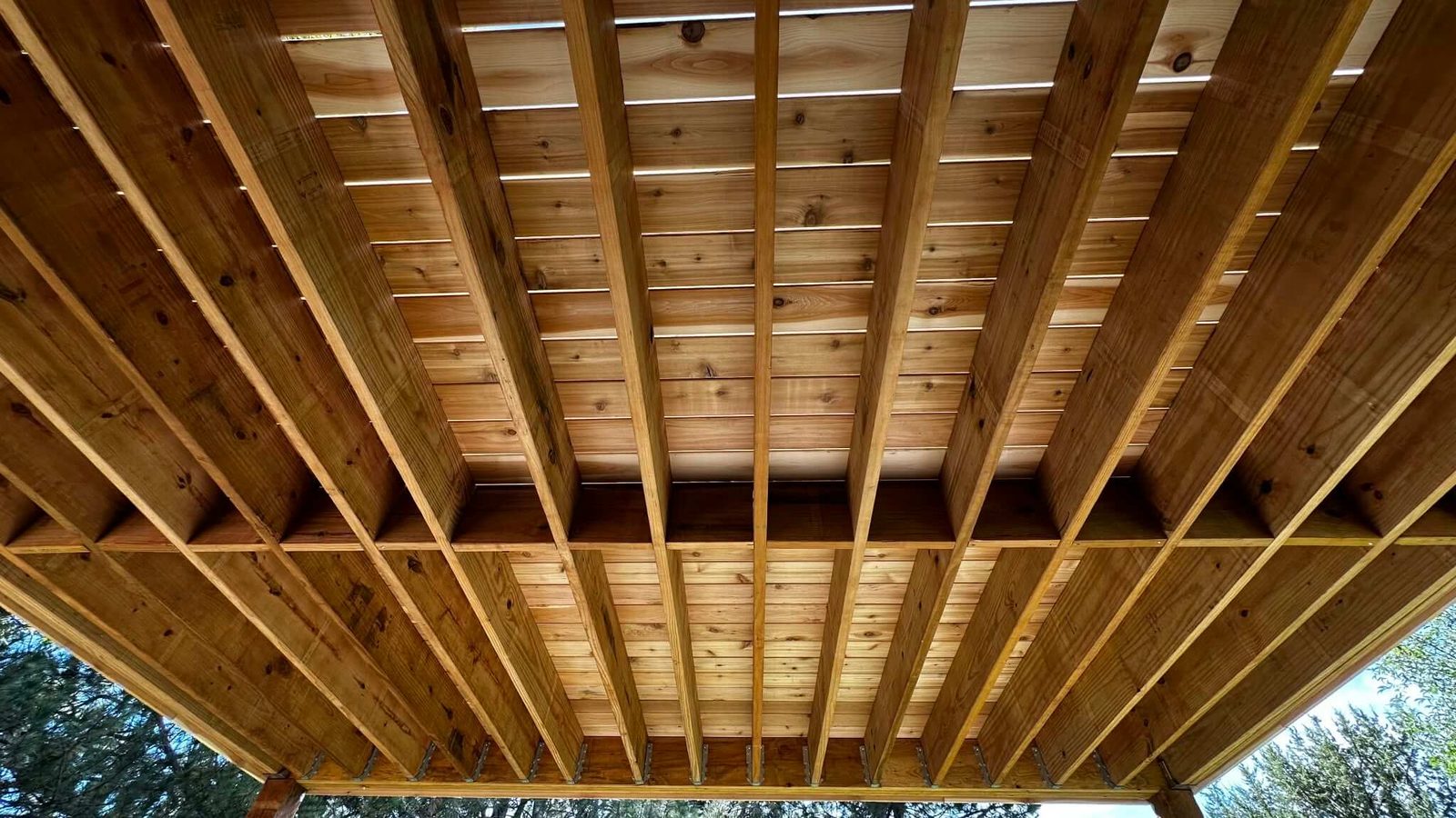 Custom deck framing in Fort Collins